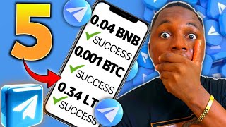 New Telegram Bots That Pays INSTANTLY Earn Free USDT with These 5 Legit Websites Crypto News Today [upl. by Adirahs]