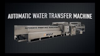 HGI automatic water transfer printing hydro dipping machines [upl. by Pavkovic]