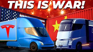 Geely Homtruck Unveiled TESLA Semi Rival [upl. by Uba928]