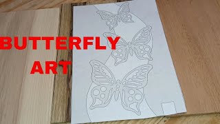 Scroll Saw Butterfly Art [upl. by Oech246]