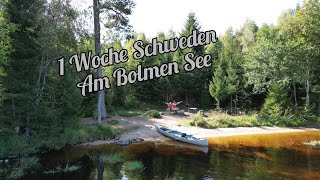 1 Woche Schweden Tour Pickup mit Wohnkabine Kanufahren am Bolmen See [upl. by Anaidiriv]