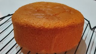 Easy Vanilla Sponge Cake  Only 5 Ingredients  Simple Sponge Cake Recipegateau éponge [upl. by Falda]