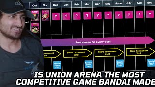 Union Arena Card Game Release Schedule Is INSANE new product every month [upl. by Nomael]