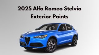 2025 Alfa Romeo Stelvio Exterior Paints [upl. by Maggee]