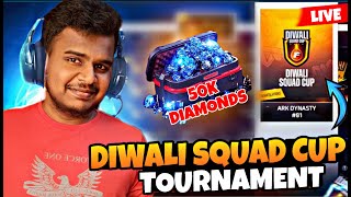 DIWALI SQUAD CUP TOURNAMENT  vrsgamerff freefire viral chennairains brranked [upl. by Enahs]