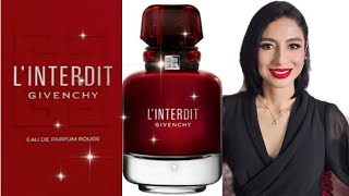 ✅️LINTERDIT ROUGE GIVENCHY Este perfume es muy duradero y espectacular🔴 [upl. by Vladimar724]