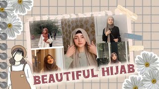 Trending hijab carrying style Beautiful hijab style hijab style part 2 [upl. by Etsirk]