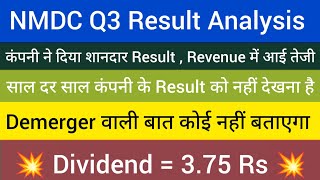 nmdc Q3 results 2023  nmdc Steel listing date  nmdc dividend 2023  nmdc result today  nmdc share [upl. by Cressler548]