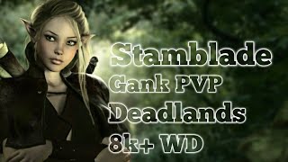 ESO Stamina Nightblade PVP Gank Build 8k WD Deadlands Stamblade Ganker [upl. by Llerdna]