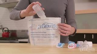 Bolsas de esterilización para microondas DrBrown´s [upl. by Gardell]