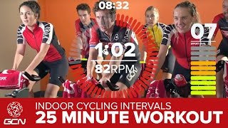 HIIT Workout  High Intensity Intervals  GCN 25 Minute Bike Session [upl. by Amej233]