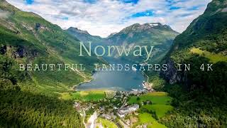 Norway in 4K  Relaxing Nature Video with Music norway [upl. by Grimona]