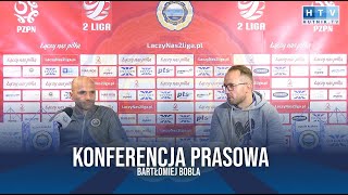 Trener Bartłomiej Bobla  Konferencja prasowa Hutnik Kraków  Chojniczanka Chojnice  30092023 r [upl. by Aynotahs648]