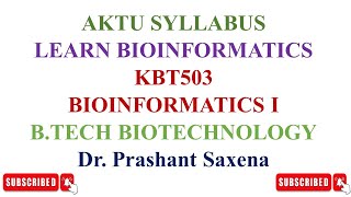 Unit 1 Biological Databases [upl. by Haseena]