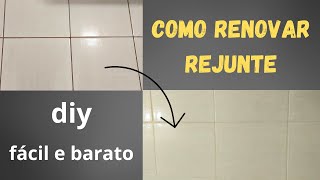 como renovar rejunte fácil [upl. by Seroled403]