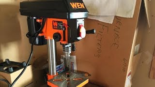 WEN 4208 8 in 5Speed Drill Press Review [upl. by Nahsyar]