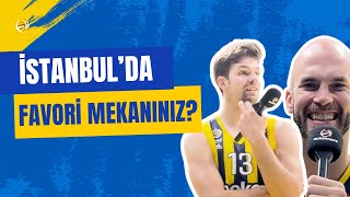 quotGENEL OLARAK SUADİYE BÖLGESİquot  Fenerbahçe Beko oyuncuları İstanbuldaki favori mekanlarını söyledi [upl. by Yuma201]