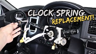 How to RepairReplace the Clock Spring on Mitsubishi Pajero NS NT NW NX Models [upl. by Enutrof]