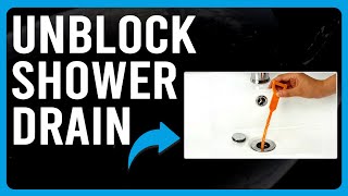 How to Unblock a Shower Drain How to Unclog a Shower Drain [upl. by Oinafipe]