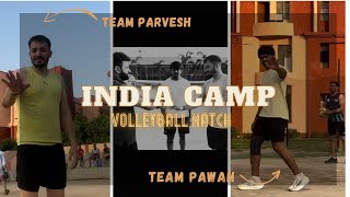 India camp🇮🇳  Asian games preparation  volleyball match🏐 Pawan sehrawat [upl. by Iren569]