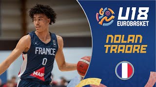 Nolan Traore 🇫🇷  Player Highlights  FIBA U18 EuroBasket 2024 [upl. by Abrams]