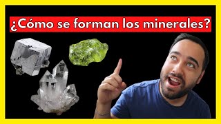 ¿CÓMO SE FORMAN LOS MINERALES 💎💎💎 Origen de las rocas y los minerales 🔴 [upl. by Nilat]