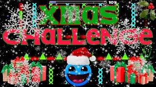 quotXMas Challengequot Easy By Andromeda On Stream  Geometry Dash [upl. by Marolda]