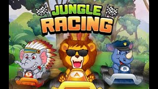 Jungle racing  Racing Typing Games For Kids [upl. by Elvera450]