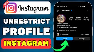 How To Unrestrict Profile On Instagram [upl. by Stempson]