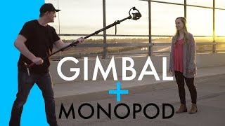 Gimbal  Monopod  Cinematic Crane Shots [upl. by Maren]