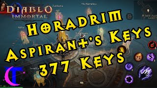 Diablo Immortal  Legacy of the Horadrim and Aspirants Keys [upl. by Ahsiela]