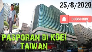 Pasporan di KDEI Taiwan [upl. by Cirtemed759]