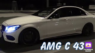 NEW Mercedes AMG C Class C43 NIGHT DRIVE [upl. by Yenruoj]