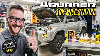 Toyota 4Runner 30000 Mile MAJOR SERVICE DIY GUIDE [upl. by Adnarom178]