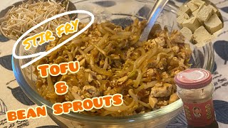 The Easy Way to Make Delicious Stir Fry with Tofu and Bean Sprout [upl. by Forest]