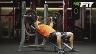 Incline Bench Barbell Press Nasıl Yaparım [upl. by Enerol]