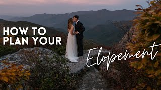 How To Plan Your Elopement Including Timeline Examples [upl. by Fae]