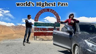 HANLE to UMLINGLA Pass road trip Worlds highest Motorable Pass Umlingla [upl. by Llewellyn]