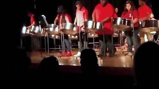 Fort Dorchester High School Steel Drum Ensemble quotReal Steelquot Performing quotCheese Friesquot May 2018 [upl. by Sibylla]