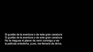 3 Guacha vamo al cine Barranca Abajo  Cuarteto de Nos  Letras [upl. by Gilliam]