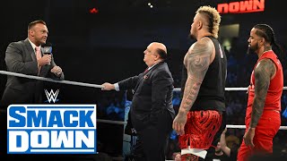 The Bloodline hijack SmackDown SmackDown highlights Jan 12 2024 [upl. by Aerdnua]