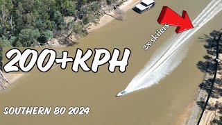 Thrilling Southern 80 Ski Race Speeding Along the Mighty Murray River [upl. by Adnwahsar]