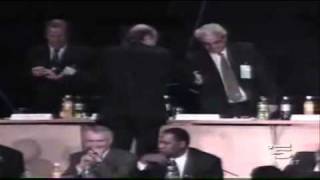 Sepp Blatter Falls Off a Stage [upl. by Plafker]