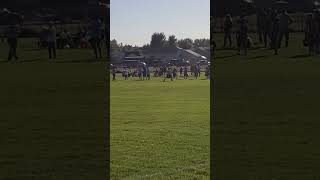 Good covered on a super fast kid Pass incomplete highschool footballshorts [upl. by Zoi916]