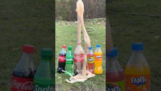 Giant Cola vs Mentos No one expected this from Mentos experiment mentoscola [upl. by Anrapa733]