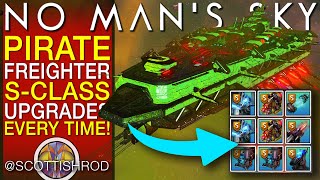 Get Pirate Freighter SClass Upgrades Every Time Mod Guide  No Mans Sky Update  NMS Scottish Rod [upl. by Anaerda]