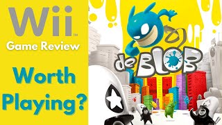 De Blob Nintendo Wii Review [upl. by Giustino132]