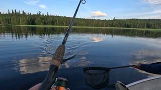 Pike fishing in Northern Ontario [upl. by Ahsinal493]