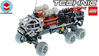 LEGO Technic 42180 Mars Crew Exploration Rover Speed Build Review [upl. by Labana]