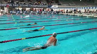 John Heaphy 100y Breast Prelims PAC 12 [upl. by Doe]